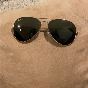 Ray Ban Black Aviator 60mm